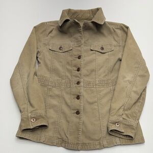 TILT Women’s Small Tan Corduroy Jean Jacket